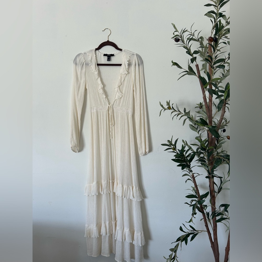 Sheer Cream Duster
